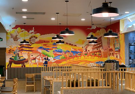 黄石商业空间彩绘介绍。